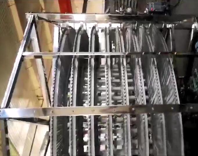 速冻机螺旋网安装调试